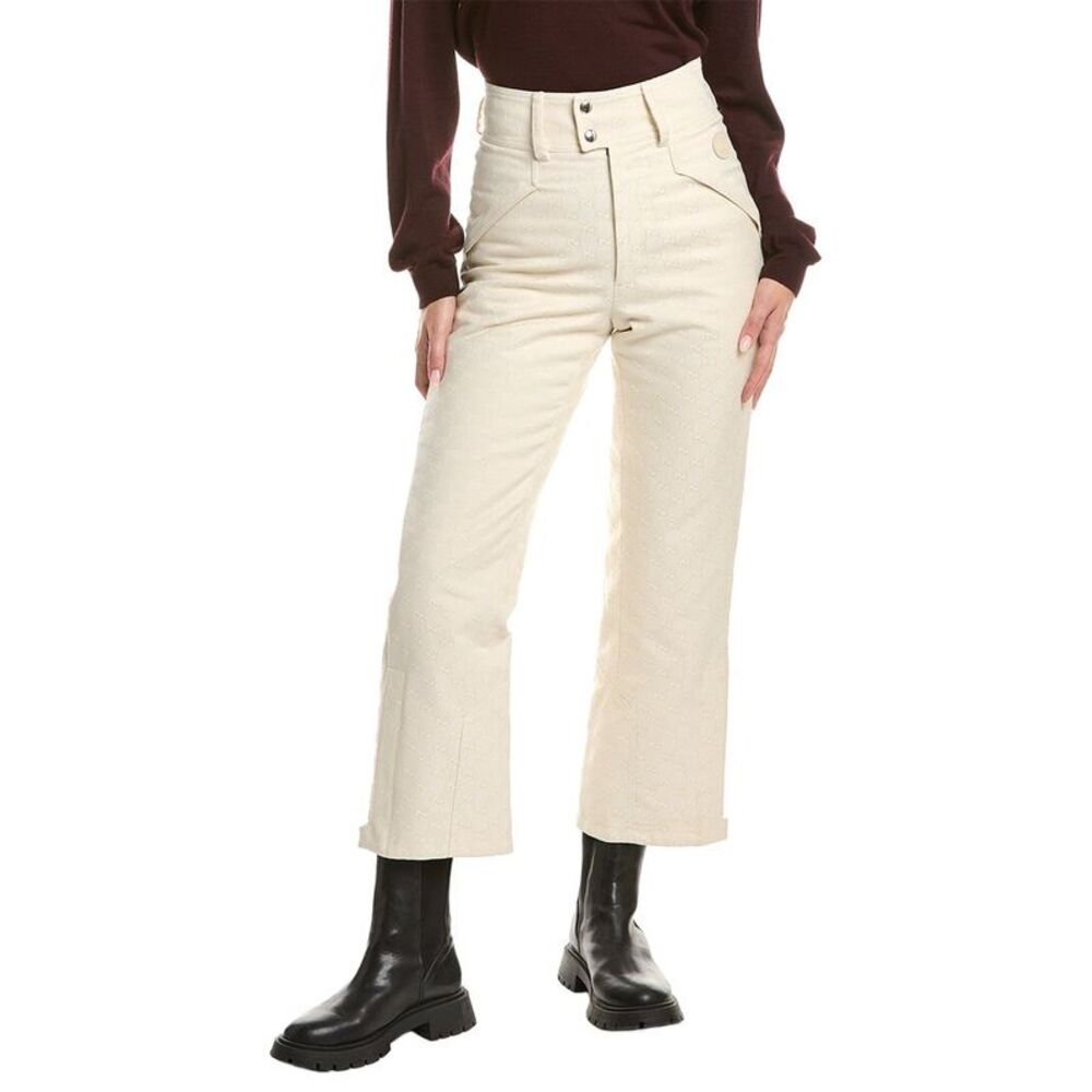 Gucci Womens  Gg Canvas Pant, White